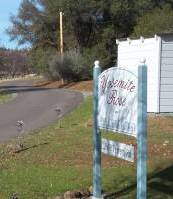 look for the Yosemite Rose B&B sign